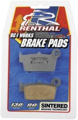 Renthal RC-1 Works Brake Pads BP-110 Pads, Works, Semi-metallic, Rear, Yamaha, Set thumbnail 2