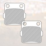 Renthal RC-1 Works Brake Pads BP-110 Pads, Works, Semi-metallic, Rear, Yamaha, Set thumbnail 3