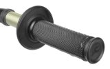 Renthal Ultra Tacky Half Waffle MX Grips G197 Grips, Tacky, Dual Compound, Rubber, Black, Twist Throttle Compatible, 7/8 in. Bar Diameter, Pair thumbnail 1