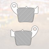 Renthal RC-1 Works Brake Pads BP-101 Pads, Works, Semi-metallic, Rear, for use on Honda®, Set thumbnail 3