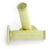 Renthal Tapered Dual Series Grips with Kevlar® G166 Grips, Compound Kevlar®, Thermo-plastic Elastomer, Gray/Yellow, Twist, 7/8 in., Pair thumbnail 2