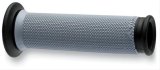Renthal Road Dual Compound Grips G176 Grips, Full Diamond, Rubber, Gray/Black, 125mm Length, Twist Throttle Compatible, 7/8 in. Bar Diameter, Pair thumbnail 1