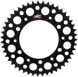Renthal Ultralight Rear Sprockets 191U-420-50GEBK Sprocket, Rear, Aluminum, Black Anodized, 50-Tooth, 420 Chain Size, Kawasaki, Each thumbnail 1