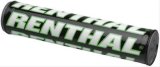 Renthal SX Bar Pads P286 Handlebar Pad, SX, Foam, Vinyl Cover, Black, Green, White, Logo, 10 in. Length, Each thumbnail 1