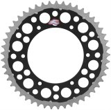 Renthal Twinring Sprockets 1540-520-50GPBK Sprocket, Rear, Aluminum/Steel, Black Anodized, 50-Tooth, 520 Chain Size, for use on Honda®, Each thumbnail 1