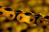 Renthal R1 Works Drive Chains C241 Chain, Works, 420 Size, 120-Links, 4.496 lbs./in. Tensile Strength, Gold/Black, Each thumbnail 3