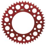 Renthal Ultralight Rear Sprockets 154U-520-53GRRD Sprocket RENT REAR SPRKT RED 520-53 RED thumbnail 1