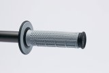 Renthal MX Dual Compound Tapered Grips G154 Grips, Compound, Rubber, Gray/Black, Twist Throttle Compatible, 7/8 in. Bar Diameter, Pair thumbnail 2