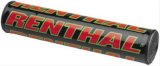 Renthal SX Bar Pads P272 Handlebar Pad, Crossbar, SX, Foam, Vinyl Cover, Black, Green, Red, Logo, 10 in. Length, Each thumbnail 1