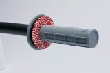 Renthal Donutz Grip Protectors G186 Protectors, Donutz, Design, Neoprene, Red, Pair thumbnail 2