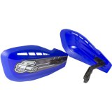 Renthal Hand Guards and Brush HG-100-BU CONTROL HAND DEFLECTORS, MOTO HANDGUARD SET BLUE thumbnail 1