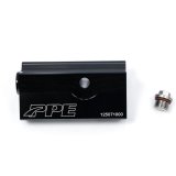 Pacific Performance Engineering Transmission Fluid Bypass Valves for 2015-2018 SIERRA 1500, SILVERADO 1500 - 125071000 Automatic Cooler Kits, Performance, Thermal Valve, Aluminum, Black, Magnetic Service Plug, with O-ring, Each thumbnail 1