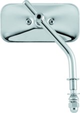 Biker's Choice Mirrors 490012 Mirror, Rectangular, Chrome Housing, Harley-Davidson®, Each thumbnail 2