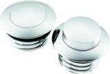 Biker's Choice Billet Pop-Up Gas Caps 493060 Fuel Tank Caps, Pop-Up, Aluminum, Chrome, Harley-Davidson®, Pair thumbnail 2