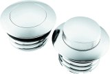 Biker's Choice Billet Pop-Up Gas Caps 493060 Fuel Tank Caps, Pop-Up, Aluminum, Chrome, Harley-Davidson®, Pair thumbnail 3