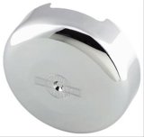 Biker's Choice 8 in. Old-Style Air Cleaner Covers 493988 Cover, Old Style, in., Steel, Chrome, Harley-Davidson®, Each thumbnail 1