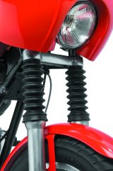 Biker's Choice Fork Boots 666760 Boots, Rubber, Black, 39mm Diameter, Harley-Davidson®, Pair thumbnail 2