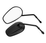 Biker's Choice Tapered Mirrors 482007 Side View Mirror TAPERED LONG STEM MIRRORS BLK BLK thumbnail 1