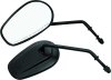 Biker's Choice Tapered Mirrors 482007 Side View Mirror TAPERED LONG STEM MIRRORS BLK BLK thumbnail 4