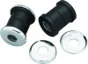 Biker's Choice Handlebar Mount Rebuild Kits 493346 Bushings, Rebuild, Rubber, Black, Spacers, Chrome Washers, Harley-Davidson®, Kit thumbnail 4
