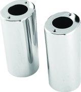 Biker's Choice Fork Tube Covers 494047 Covers, Bolt-on, Steel, Chrome, Harley-Davidson®, Pair thumbnail 2