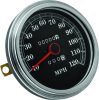 Biker's Choice 5 in. FL Type Speedometers 490043 Gauge, Speedometer, Type, Analog, 0-120 mph, in., Black Face, Electrical, Harley-Davidson®, Each thumbnail 4