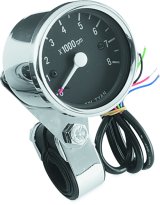 Biker's Choice Custom Mini Tachometers 493374 Gauge, Tachometer, Analog, 0-8,000 rpm, 2 1/2 in., Black Face, Electrical, Harley-Davidson®, Each thumbnail 3