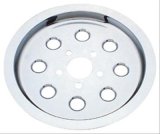 Biker's Choice Belt Drive Pulley Covers 493393 Exterior Trim Accents, Cover, Steel, Chrome, Harley-Davidson®, Each thumbnail 1