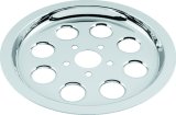 Biker's Choice Belt Drive Pulley Covers 493393 Exterior Trim Accents, Cover, Steel, Chrome, Harley-Davidson®, Each thumbnail 2