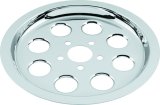 Biker's Choice Belt Drive Pulley Covers 493393 Exterior Trim Accents, Cover, Steel, Chrome, Harley-Davidson®, Each thumbnail 3