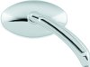 Biker's Choice Mirrors 488747 Mirrors, Convex, Oval, Chrome Housing, 2.55 in. Width, 4.50 in. Height, Harley-Davidson®, Pair thumbnail 4