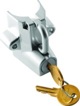 Biker's Choice Helmet Locks 492970 Lock, Steel, Chrome, 2 Keys, 0.875 in. - 1.250 in. Tubing Diameter, Each thumbnail 2