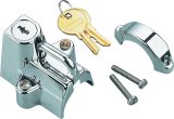 Biker's Choice Helmet Locks 492970 Lock, Steel, Chrome, 2 Keys, 0.875 in. - 1.250 in. Tubing Diameter, Each thumbnail 4