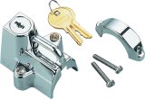 Biker's Choice Helmet Locks 492970 Lock, Steel, Chrome, 2 Keys, 0.875 in. - 1.250 in. Tubing Diameter, Each thumbnail 5
