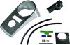 Biker's Choice Diecast Fat Bob Dash Covers 490243 Trim Accent, Die-Cast Cover, Bolt-on, Steel, Chrome, Harley-Davidson®, Kit thumbnail 4