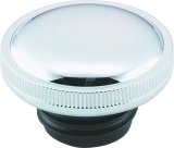 Biker's Choice Screw-In Vented Gas Caps 490437 Fuel Tank Cap, Screw-In, Vented, Steel, Chrome, Right Side, Harley-Davidson®, Each thumbnail 3