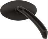 Biker's Choice Mirrors 488748 Mirrors, Convex, Oval, Black Housing, 2.55 in. Width, 4.50 in. Height, Harley-Davidson®, Pair thumbnail 1