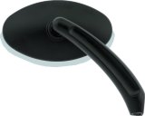 Biker's Choice Mirrors 488748 Mirrors, Convex, Oval, Black Housing, 2.55 in. Width, 4.50 in. Height, Harley-Davidson®, Pair thumbnail 2