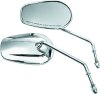 Biker's Choice Tapered Mirrors 482006 Side View Mirror TAPERED LONG STEM MIRRORS CHR CHR thumbnail 4