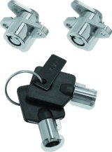 Biker's Choice Saddle Bag Mounts and Accessories 491989 luggage accessories SADDLEBAG LOCK SETS N/A thumbnail 2