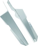 Biker's Choice Fork Wind Deflectors 488811 Deflectors, Forks Location, Steel, Chrome, Harley-Davidson®, Pair thumbnail 3