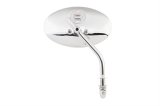 Biker's Choice OEM Mirrors 490733 Mirror, OEM, Replacement, Right Side, Rectangular, Convex, Manual, Chrome Housing, Harley-Davidson®, Each thumbnail 1