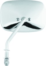 Biker's Choice OEM Mirrors 490733 Mirror, OEM, Replacement, Right Side, Rectangular, Convex, Manual, Chrome Housing, Harley-Davidson®, Each thumbnail 2