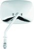 Biker's Choice OEM Mirrors 490733 Mirror, OEM, Replacement, Right Side, Rectangular, Convex, Manual, Chrome Housing, Harley-Davidson®, Each thumbnail 4