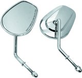 Biker's Choice Tapered Mirrors 482008 Side View Mirror TAPERED SHORT STEM MIRRORS CHR CHR thumbnail 3