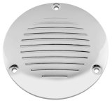 Biker's Choice Transmission Case Covers 490826 Cover CHR GROOVED 3 HOLE DERBY CVR CHR thumbnail 1