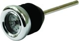 Biker's Choice Oil Tank Dipsticks with Gauge 490636 Powersports Dipstick, Plastic, Chrome, Push-In, Analog, 2 7/8 in., Harley-Davidson®, Each thumbnail 2