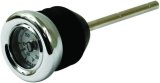 Biker's Choice Oil Tank Dipsticks with Gauge 490636 Powersports Dipstick, Plastic, Chrome, Push-In, Analog, 2 7/8 in., Harley-Davidson®, Each thumbnail 3
