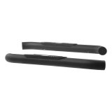 Aries Automotive Big Step 4 in. Round Side Bars AL231008 Bars, Step, Diameter, Aluminum, Black Textured Powdercoated, Jeep, Pair thumbnail 4