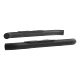 Aries Automotive Big Step 4 in. Round Side Bars AL231008 Bars, Step, Diameter, Aluminum, Black Textured Powdercoated, Jeep, Pair thumbnail 5
